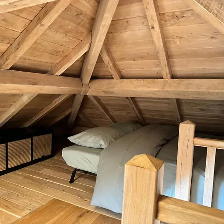 Magnifique En Bois Avec Piscine Et Jacuzzi Court-Saint-Etienne