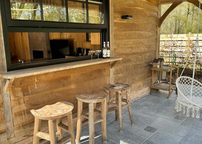 Magnifique En Bois Avec Piscine Et Jacuzzi *